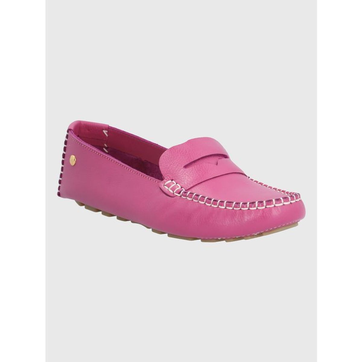 HUSH PUPPIES - Mocasín Cuero Fucsia Mujer Domaso HUSH PUPPIES