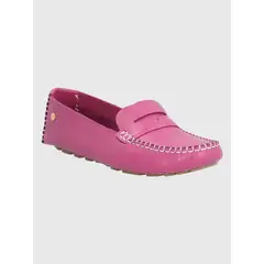 HUSH PUPPIES - Mocasín Cuero Fucsia Mujer Domaso