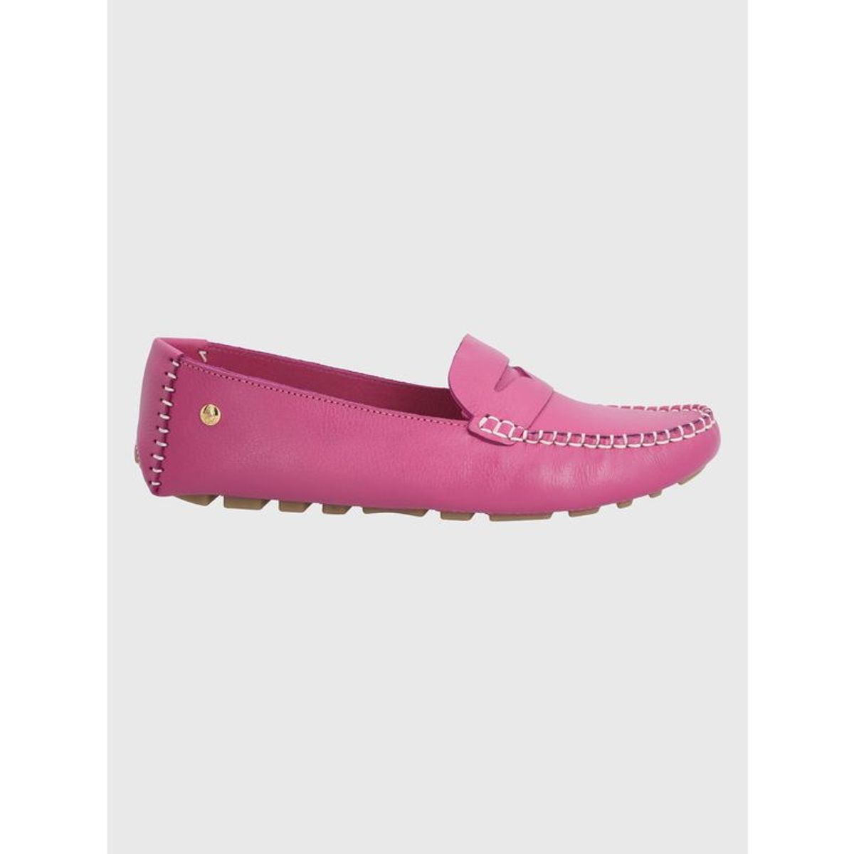 HUSH PUPPIES - Mocasín Cuero Fucsia Mujer Domaso HUSH PUPPIES