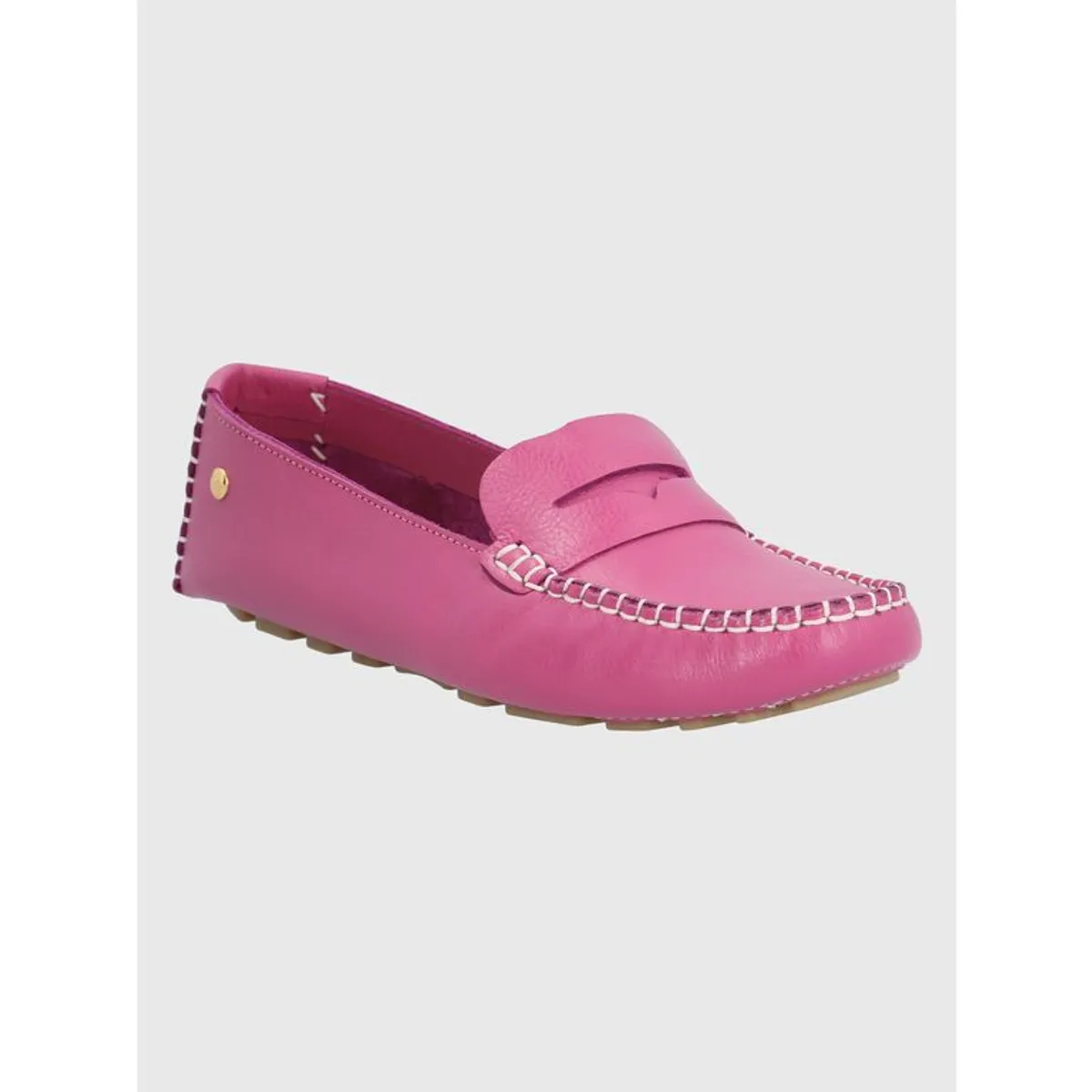 HUSH PUPPIES - Mocasín Cuero Fucsia Mujer Domaso HUSH PUPPIES