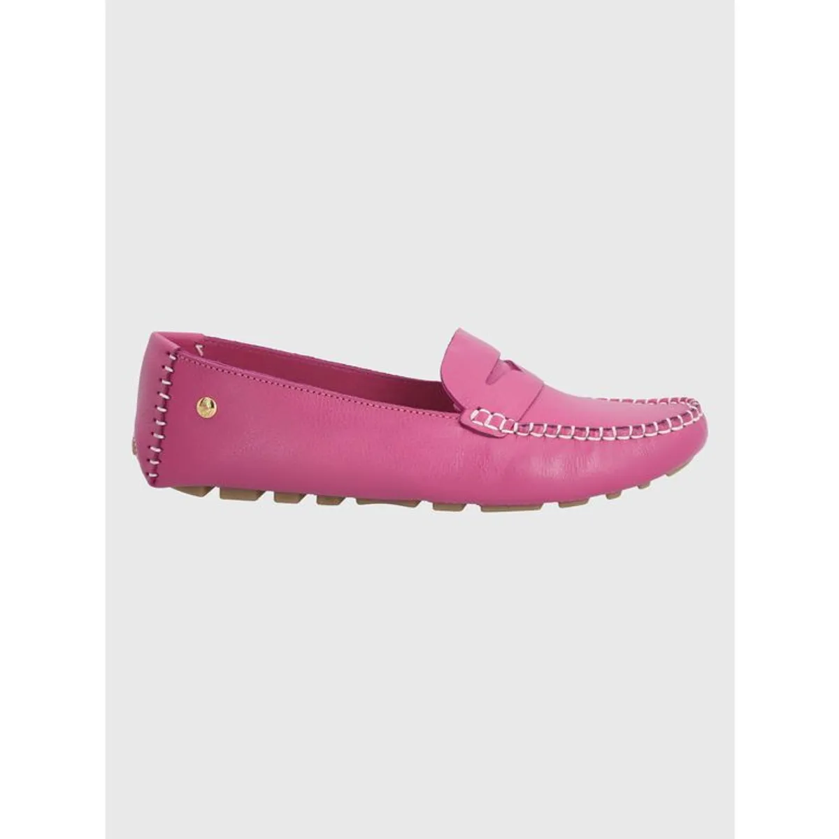 HUSH PUPPIES - Mocasín Cuero Fucsia Mujer Domaso HUSH PUPPIES