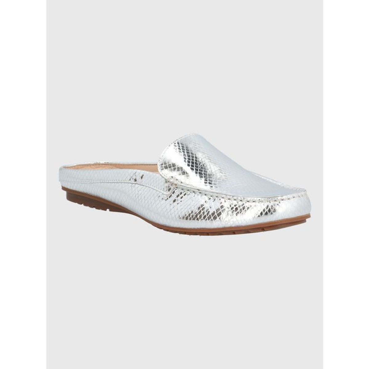 HUSH PUPPIES - Mocasín Cuero Gris Mujer Cabris HUSH PUPPIES