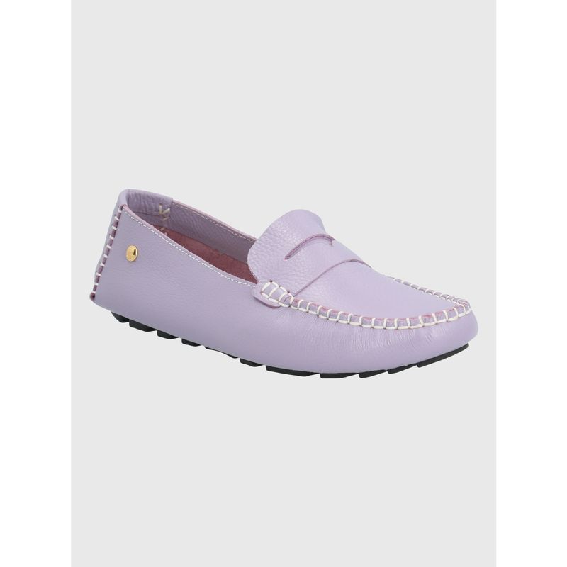 HUSH PUPPIES - Mocasín Cuero Lila Mujer Domaso HUSH PUPPIES