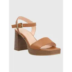 HUSH PUPPIES - Sandalia Café Claro Mujer Bormio