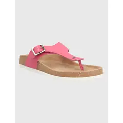 HUSH PUPPIES - Sandalia Cuero Fucsia Mujer Davos