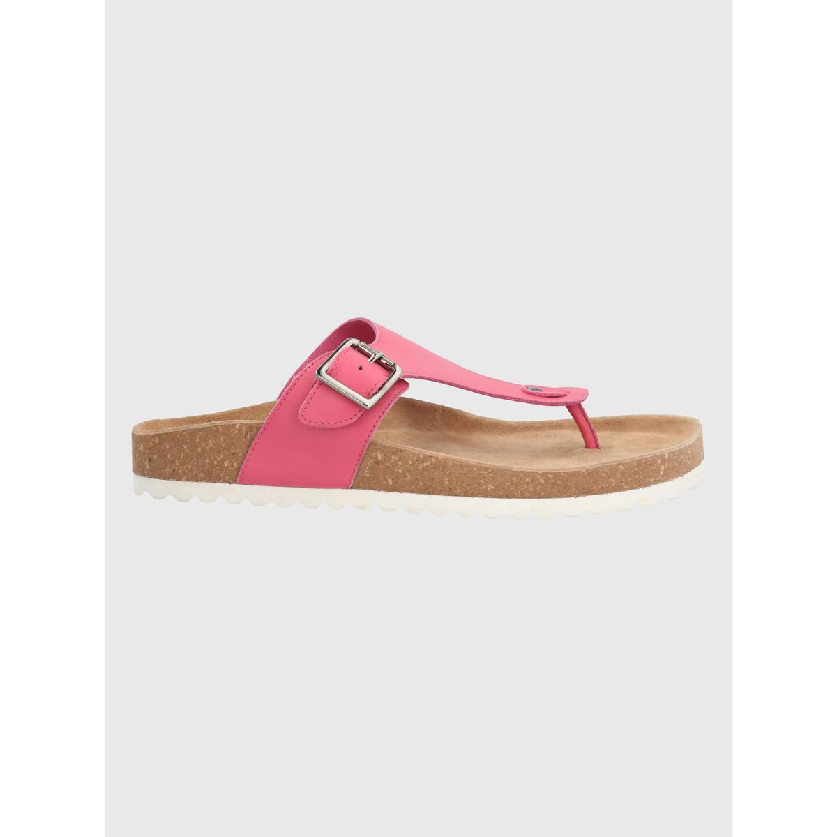 HUSH PUPPIES - Sandalia Cuero Fucsia Mujer Davos HUSH PUPPIES