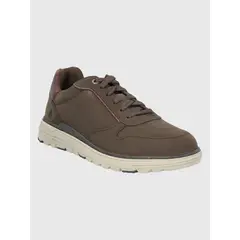 HUSH PUPPIES - Zapatilla Cuero Café Oscuro Hombre Gualaz