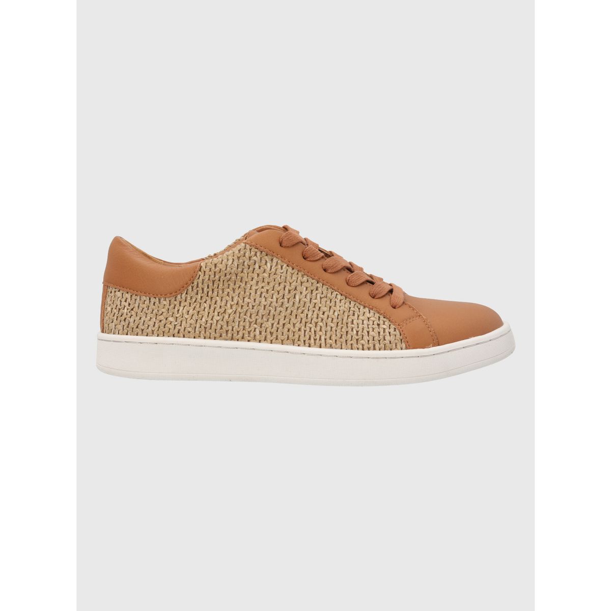 HUSH PUPPIES - Zapatilla Cuero Café Claro Mujer Merano HUSH PUPPIES