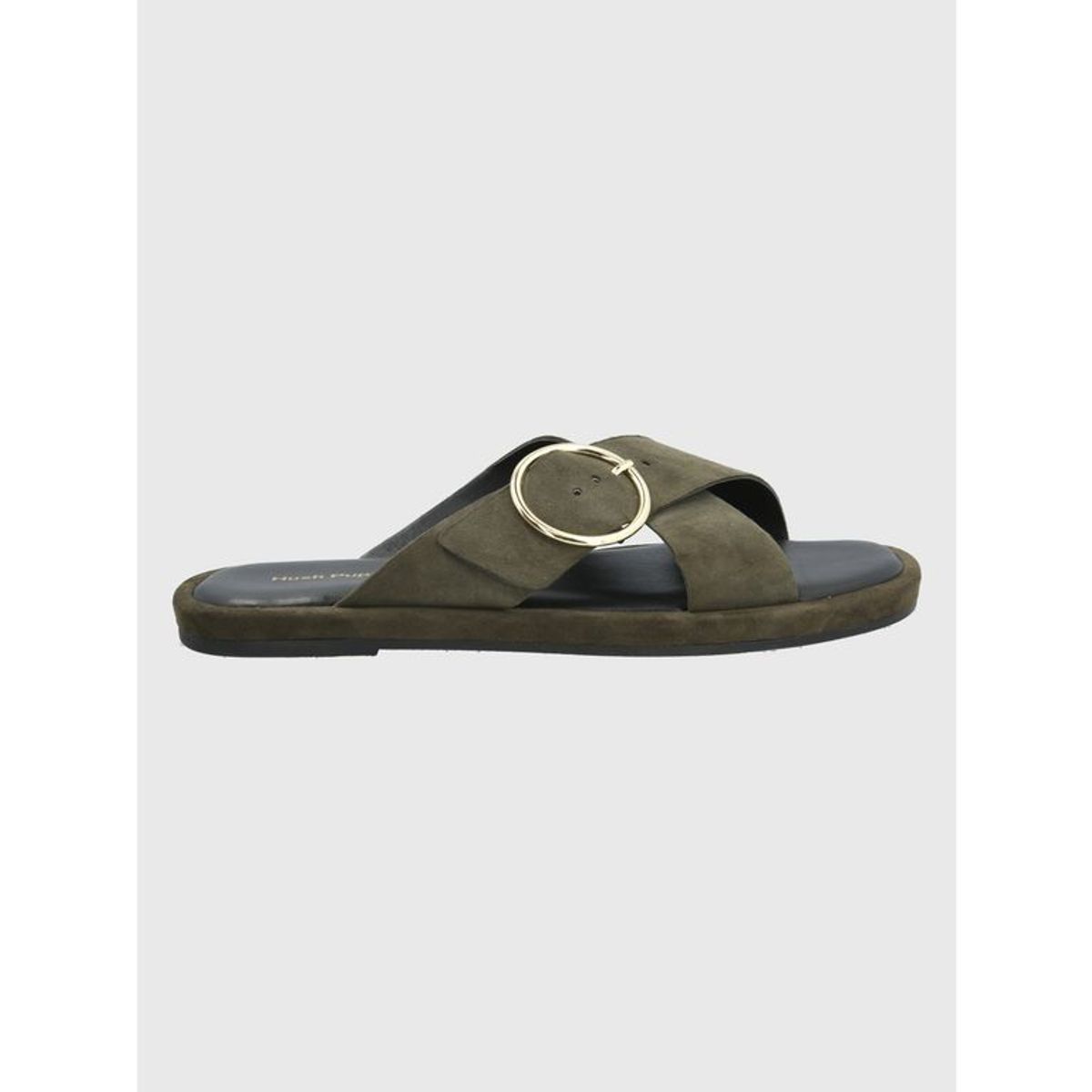 HUSH PUPPIES - Sandalia Cuero Verde Militar Mujer Bernard HUSH PUPPIES