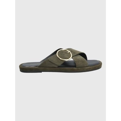 Imagen 2 del producto Sandalia Cuero Verde Militar Mujer Bernard