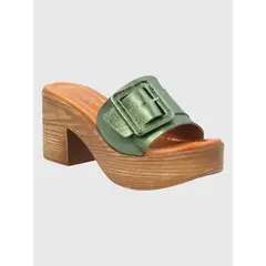 HUSH PUPPIES - Sandalia Verde Mujer Donnias