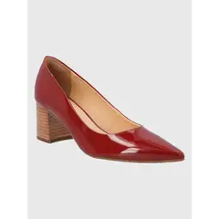 HUSH PUPPIES - Zapato Cuero Rojo Mujer Nora