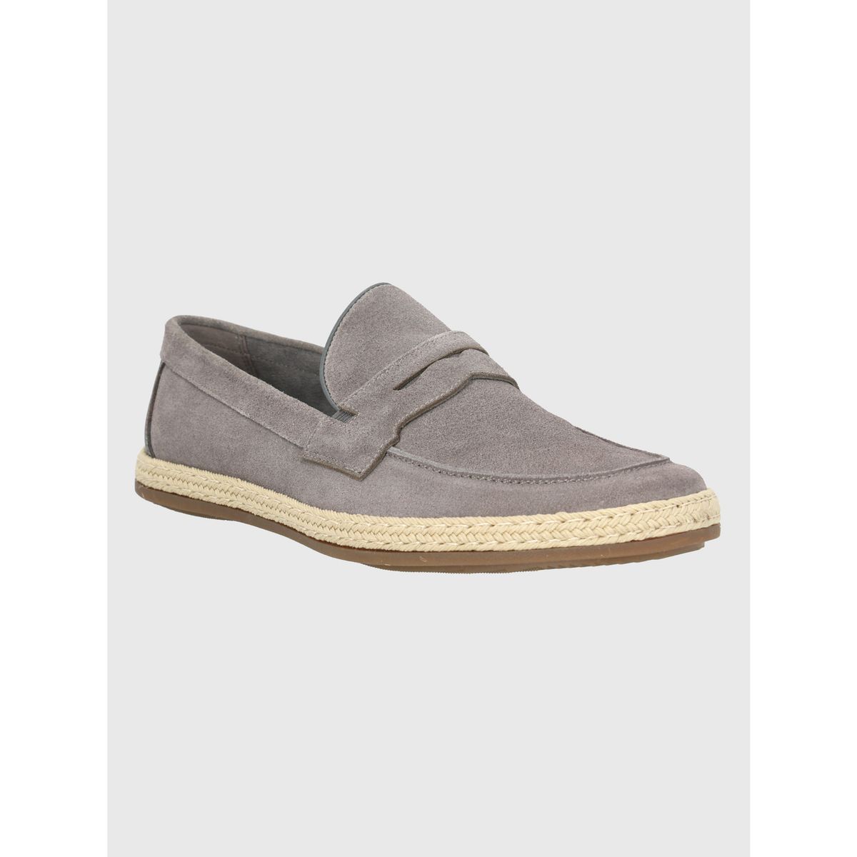 HUSH PUPPIES - Mocasín Cuero Gris Hombre Montella HUSH PUPPIES