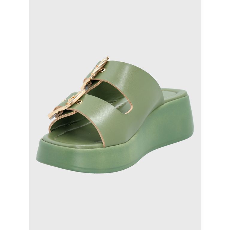 Sandalia Verde Mujer Carlotta