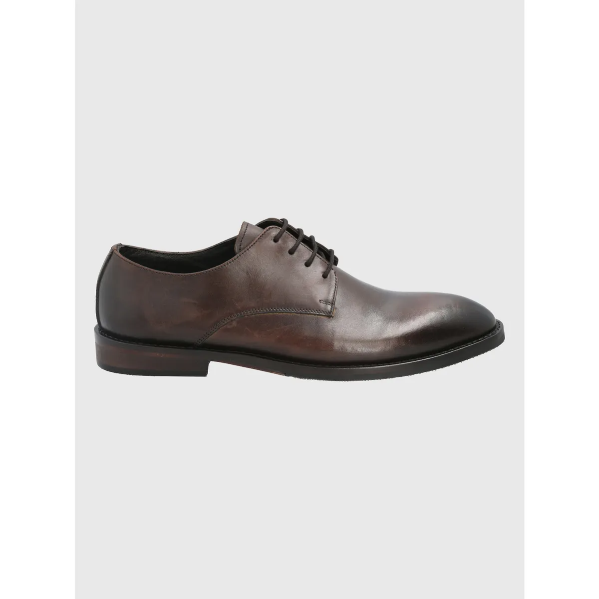 HUSH PUPPIES - Zapato Cuero Café Oscuro Hombre Anola HUSH PUPPIES