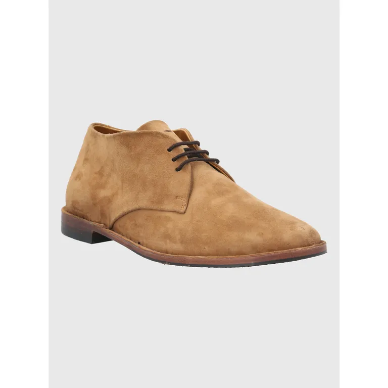 Botín Cuero Café Claro Hombre Benson HUSH PUPPIES.