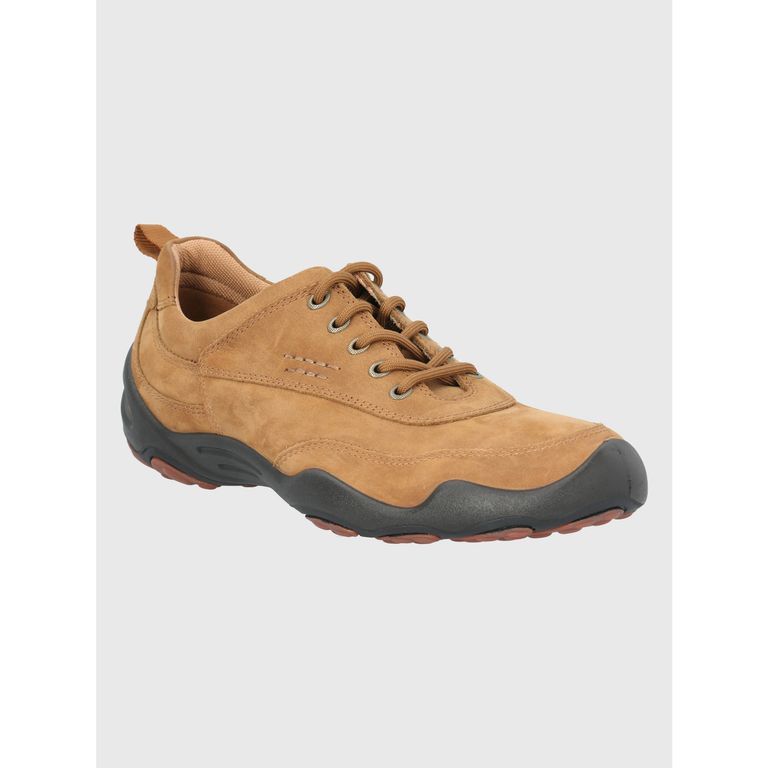 Zapatilla Cuero Café Claro Hombre Mills
