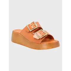 HUSH PUPPIES - Sandalia Naranja Mujer Carlotta