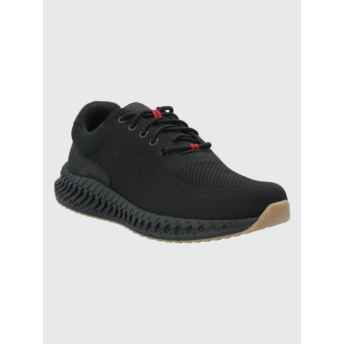 HUSH PUPPIES - Zapatilla Negro Hombre Spinal Knit Lace HUSH PUPPIES