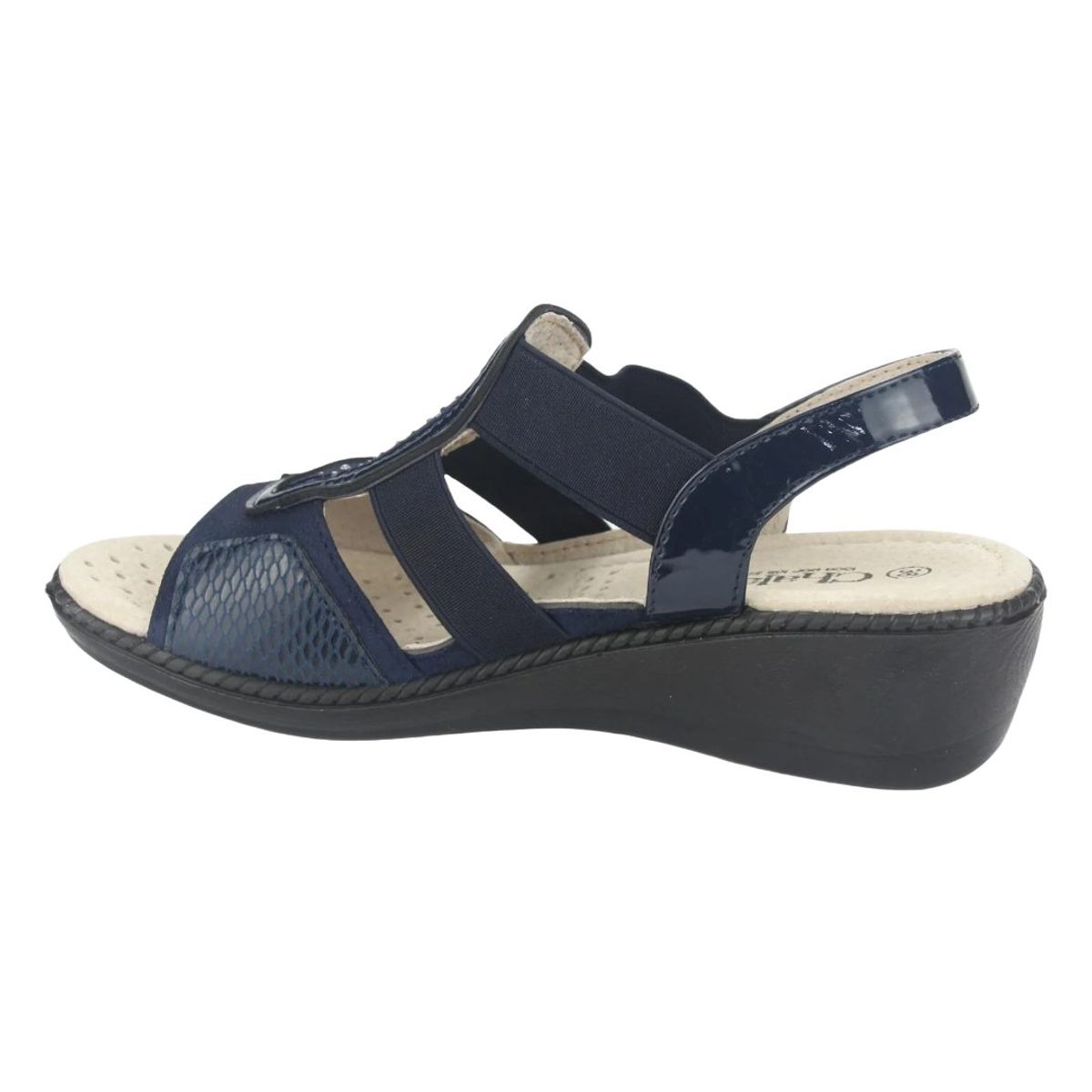 CHALADA - SANDALIA CASUAL CHALADA AZUL MARINO - 7-LUPE-4