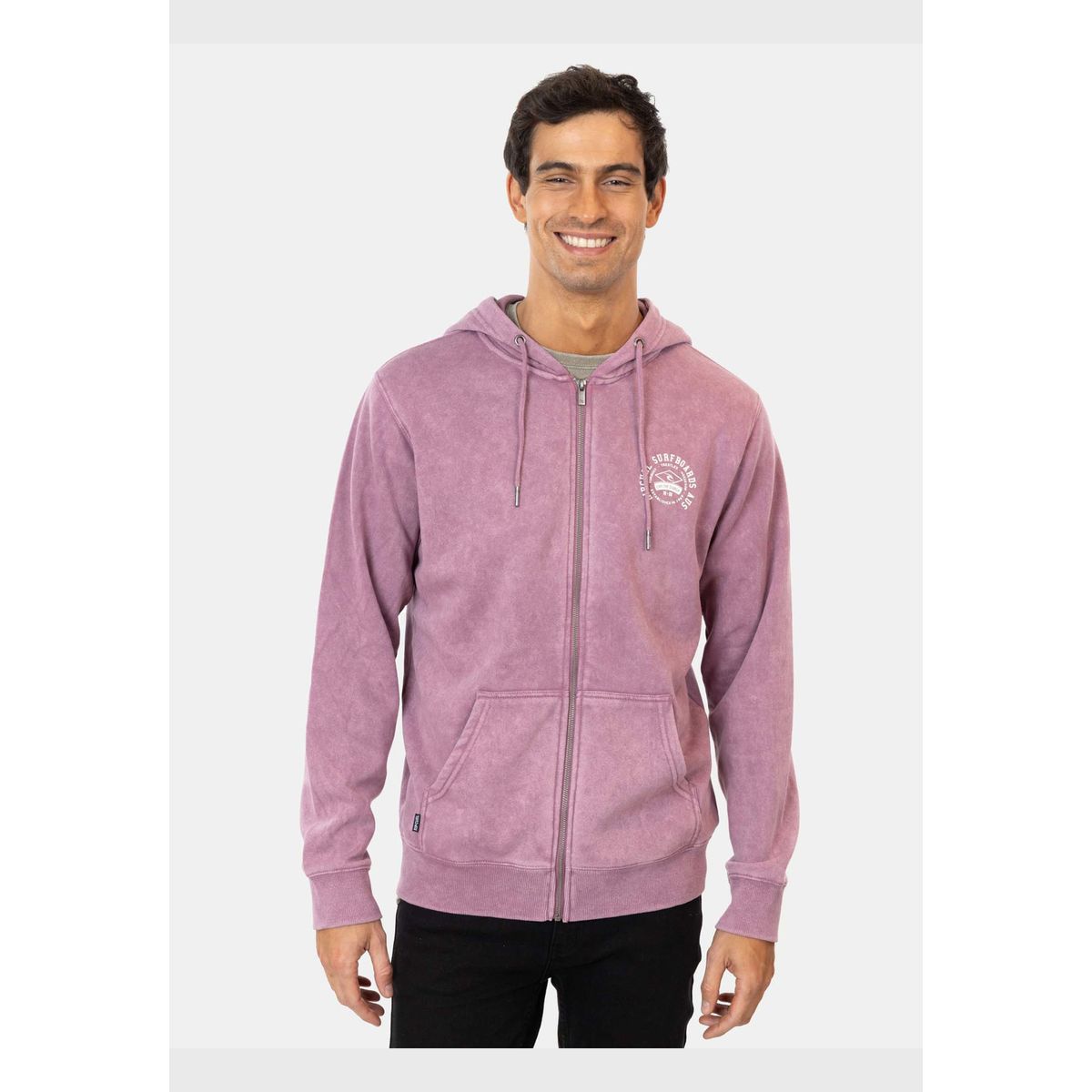 RIP CURL - Poleron FZ The Ausy Burdeo Hombre Rip Curl