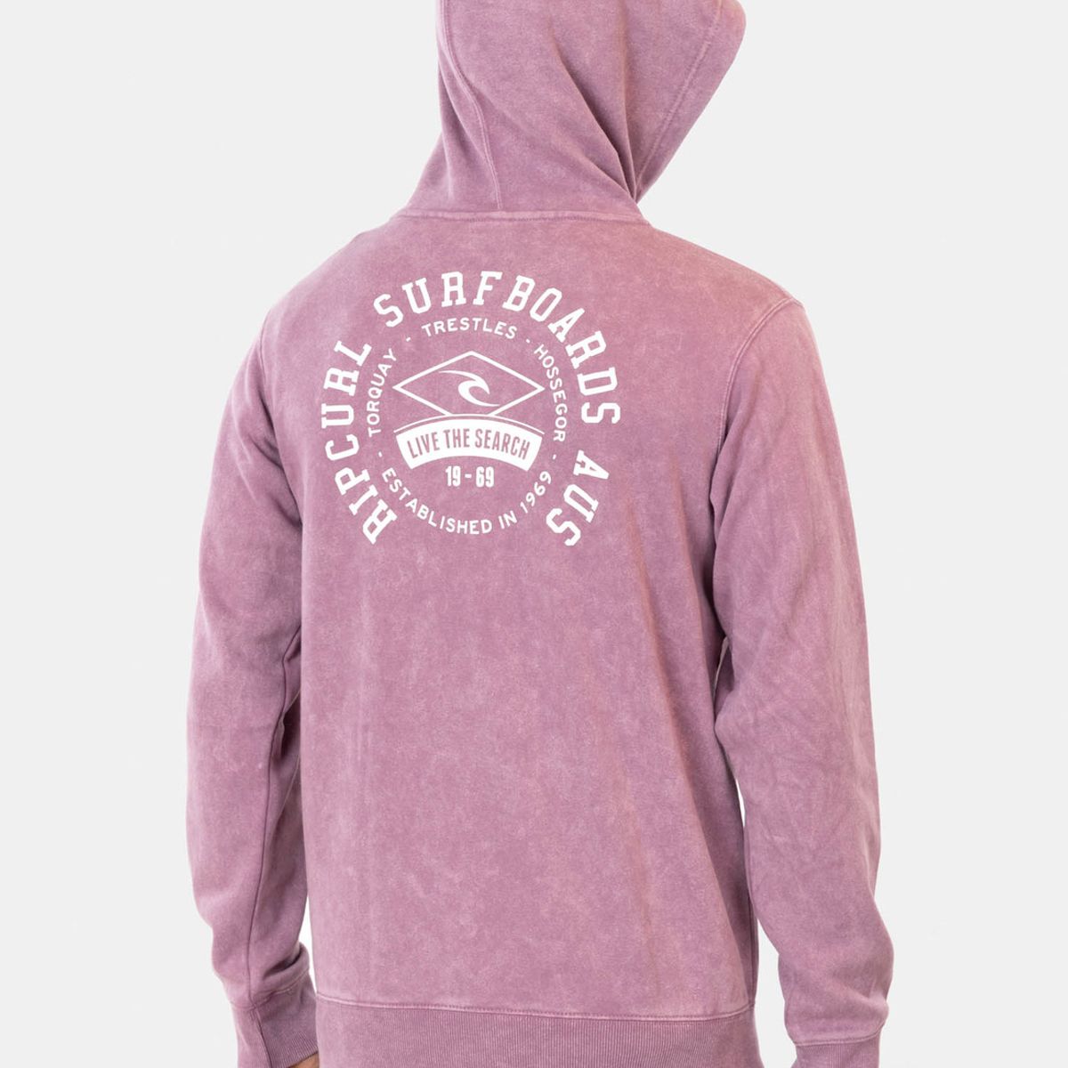 RIP CURL - Poleron FZ The Ausy Burdeo Hombre Rip Curl