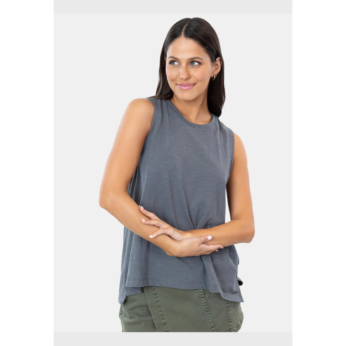 MAUI AND SONS - Polera MC Havre Gris Mujer Maui And Sons