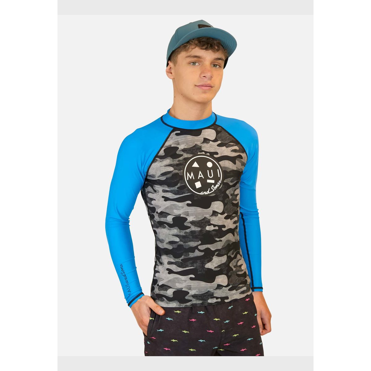 MAUI AND SONS - Polera UVP Alleyway Iris Multicolor Infantil Maui And Sons