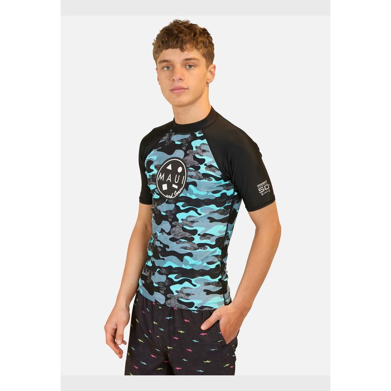 MAUI AND SONS - Polera UVP Metro Moss Multicolor Infantil Maui And Sons