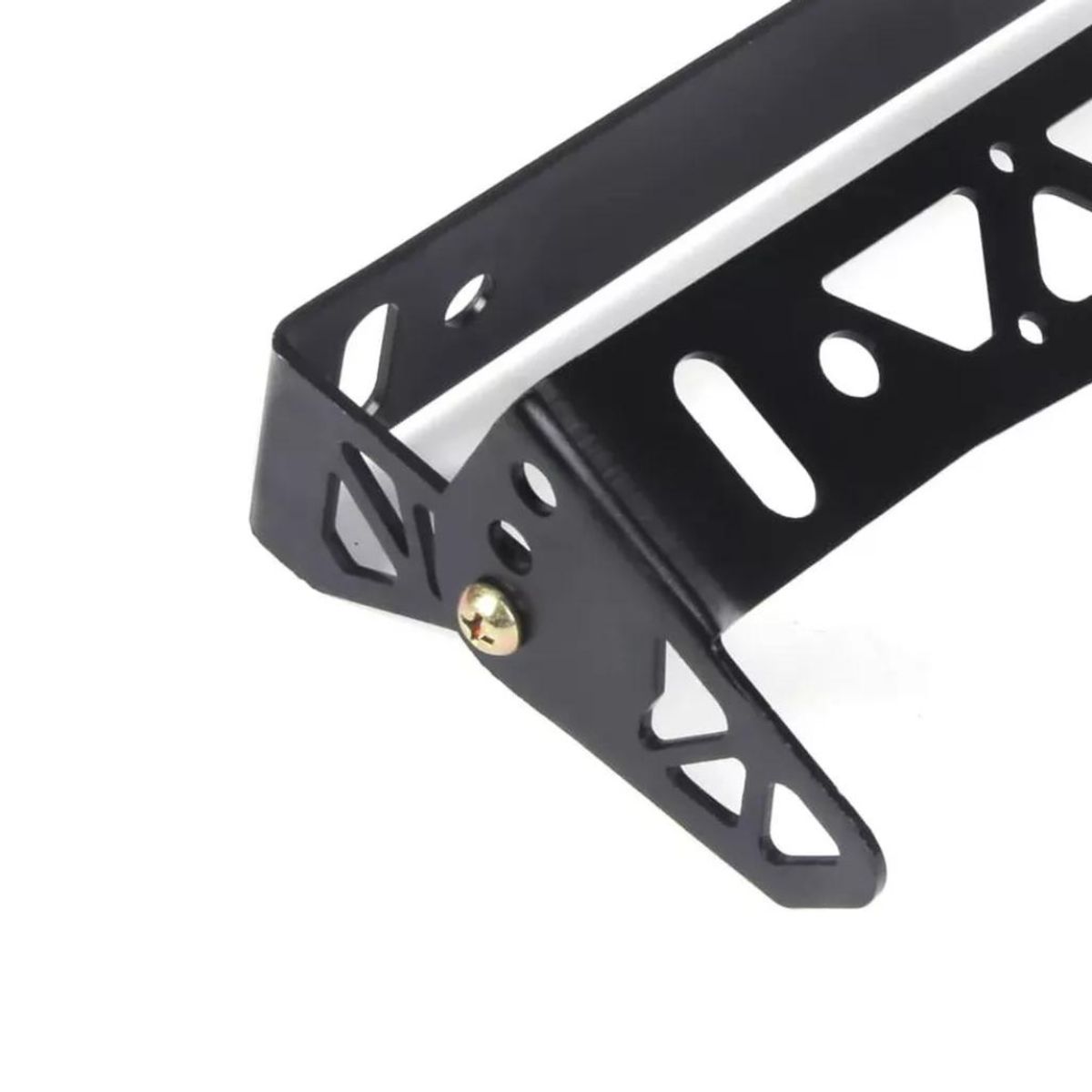 GENERICO - Porta MATRICULA Para Autos Universal Tunning NEGRO