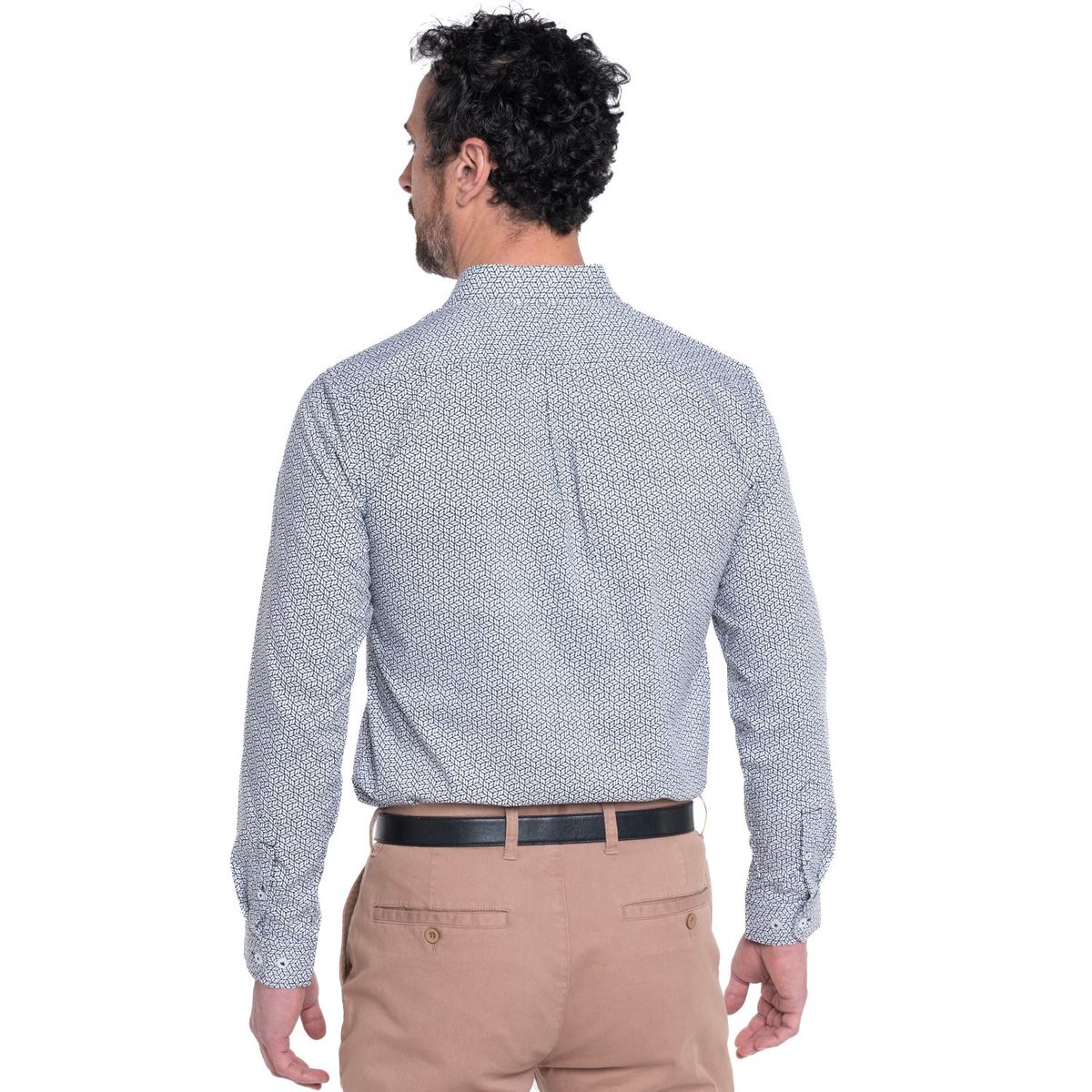 KOTTING - Camisa Sport Estampada Manga Larga Spandex KOTTING