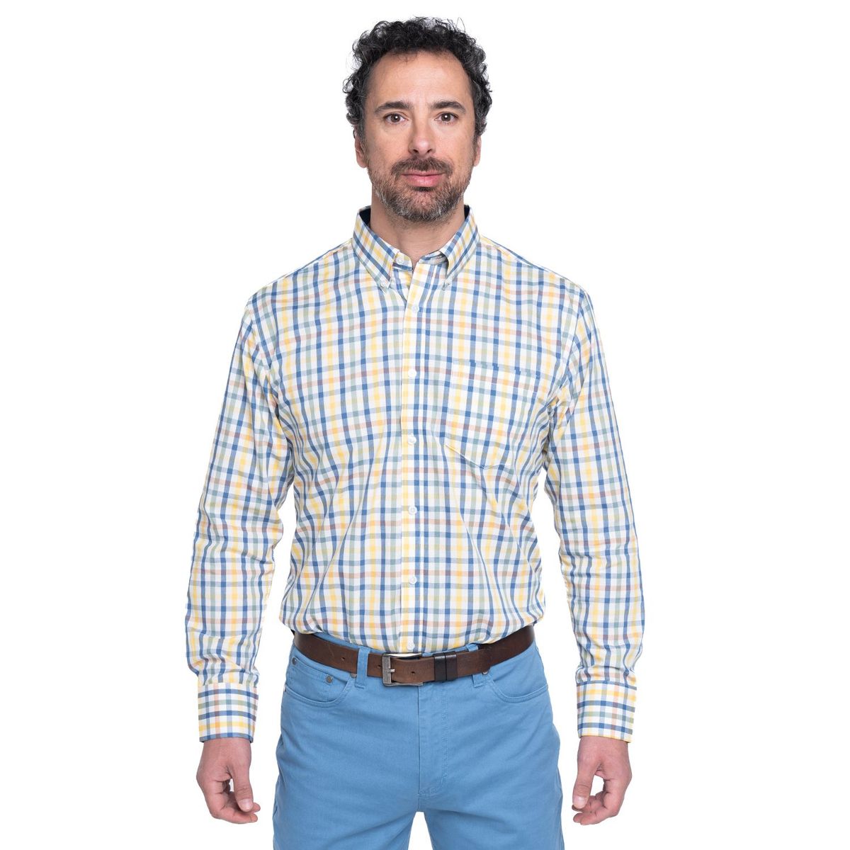 KOTTING - Camisa Fantasia Premium Manga Larga Boton Cuello KOTTING