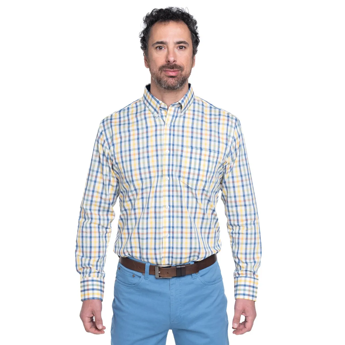 KOTTING - Camisa Fantasia Premium Manga Larga Boton Cuello KOTTING