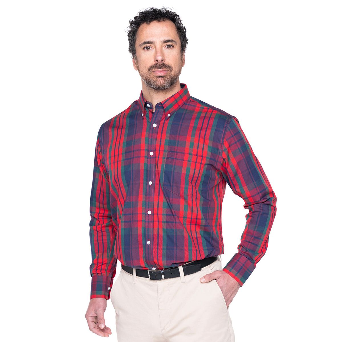 KOTTING - Camisa Fantasia Premium Manga Larga Boton Cuello KOTTING