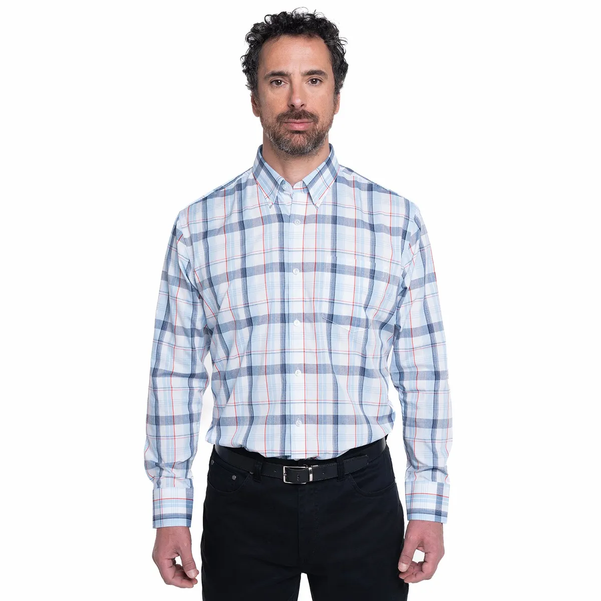 KOTTING - Camisa Fantasia Premium Manga Larga Boton Cuello KOTTING