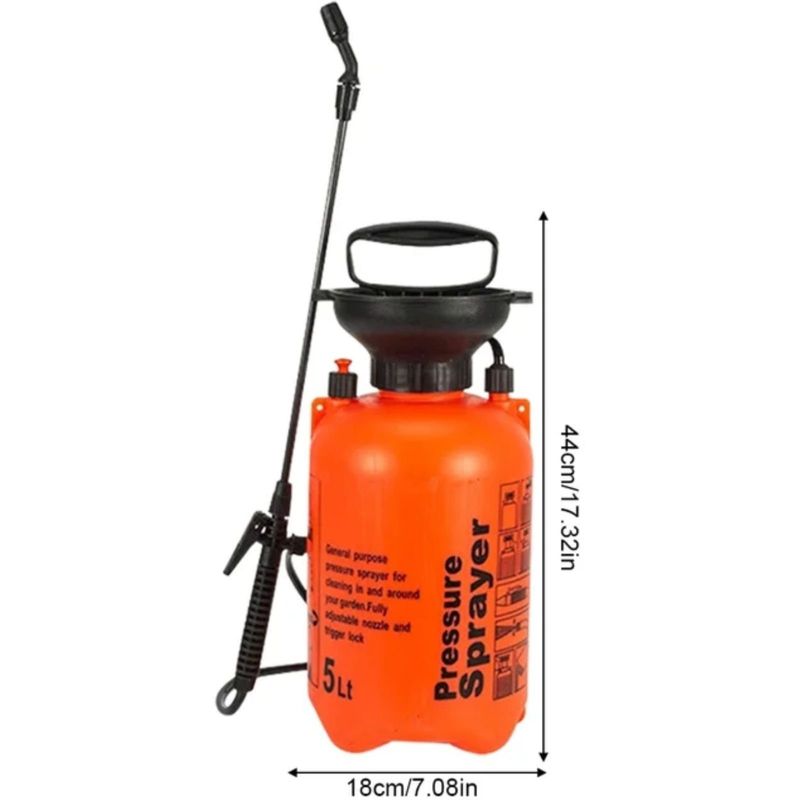 GENERICO - Pulverizador Fumigador Bomba Manual 5 Litros