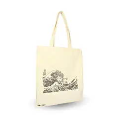 SOLEIO - Bolsa de Lona Ecológica Diseños de Chile Olas