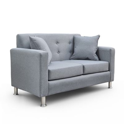 Imagen 2 del producto Sofá 2 Cuerpos New Mallorca Tela Lino Gris Claro