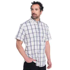 KOTTING - Camisa Fantasia Clasica Manga Corta Boton Cuello