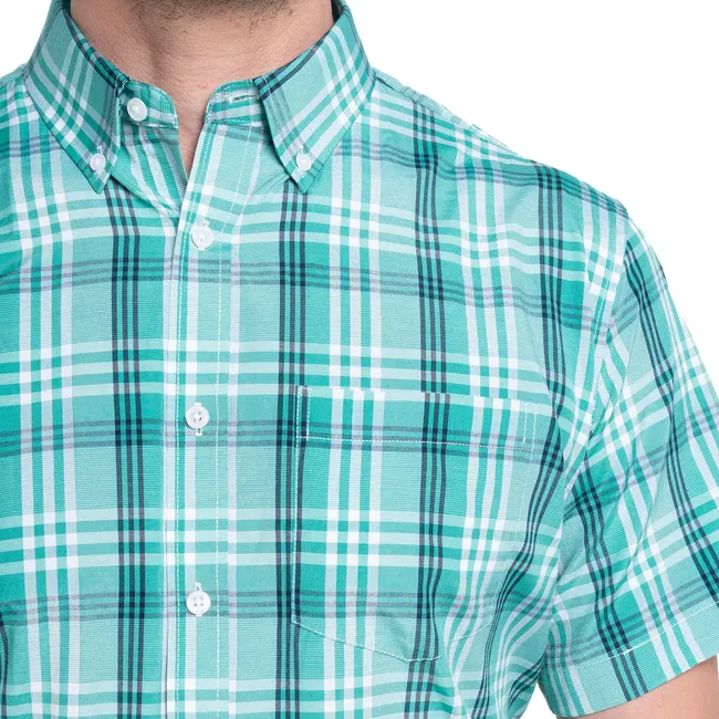 KOTTING - Camisa Fantasia Clasica Manga Corta Boton Cuello KOTTING