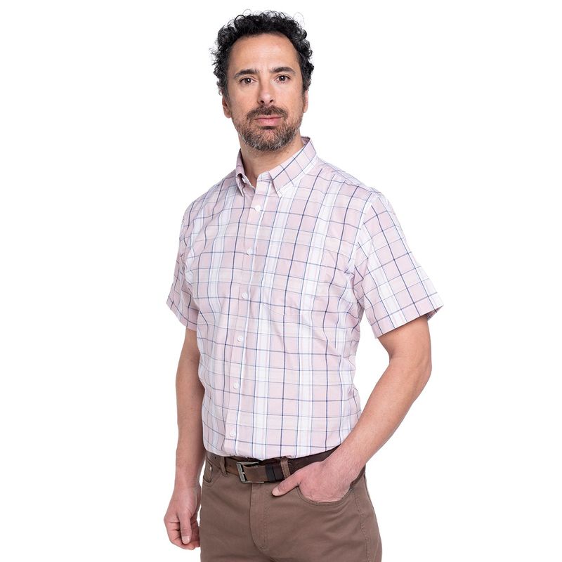 KOTTING - Camisa Fantasia Clasica Manga Corta Boton Cuello KOTTING