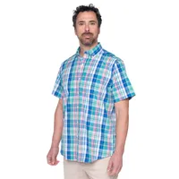 Camisa Fantasia Clasica Manga Corta Boton Cuello