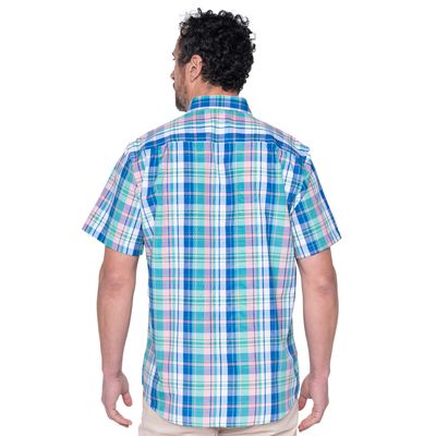 Imagen 2 del producto Camisa Fantasia Clasica Manga Corta Boton Cuello