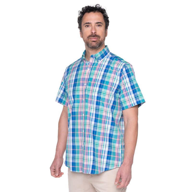 KOTTING - Camisa Fantasia Clasica Manga Corta Boton Cuello KOTTING
