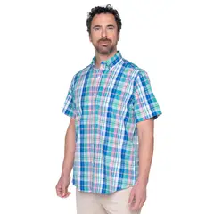 KOTTING - Camisa Fantasia Clasica Manga Corta Boton Cuello