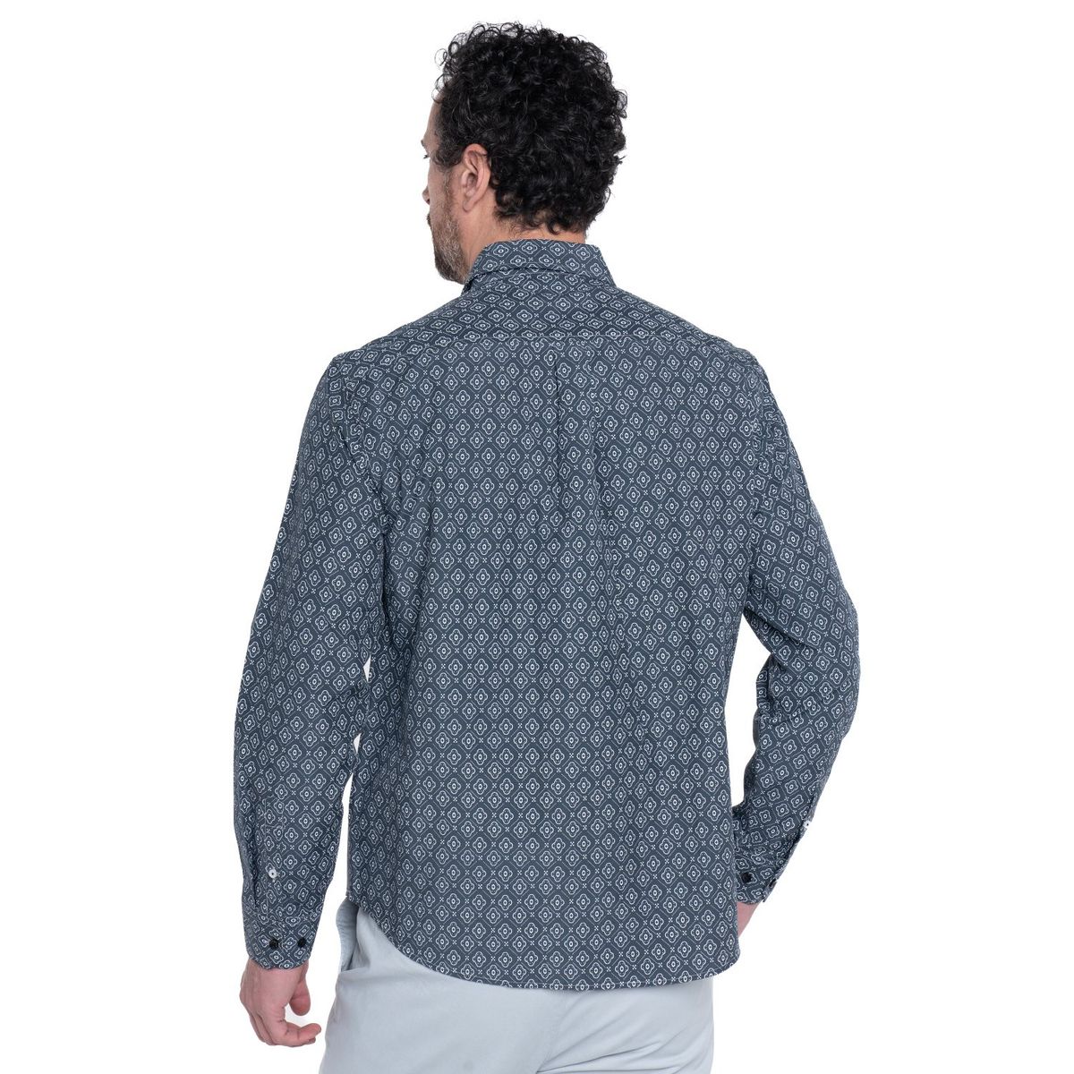 KOTTING - Camisa Manga Larga Fantasia Estampada Regular Fit KOTTING