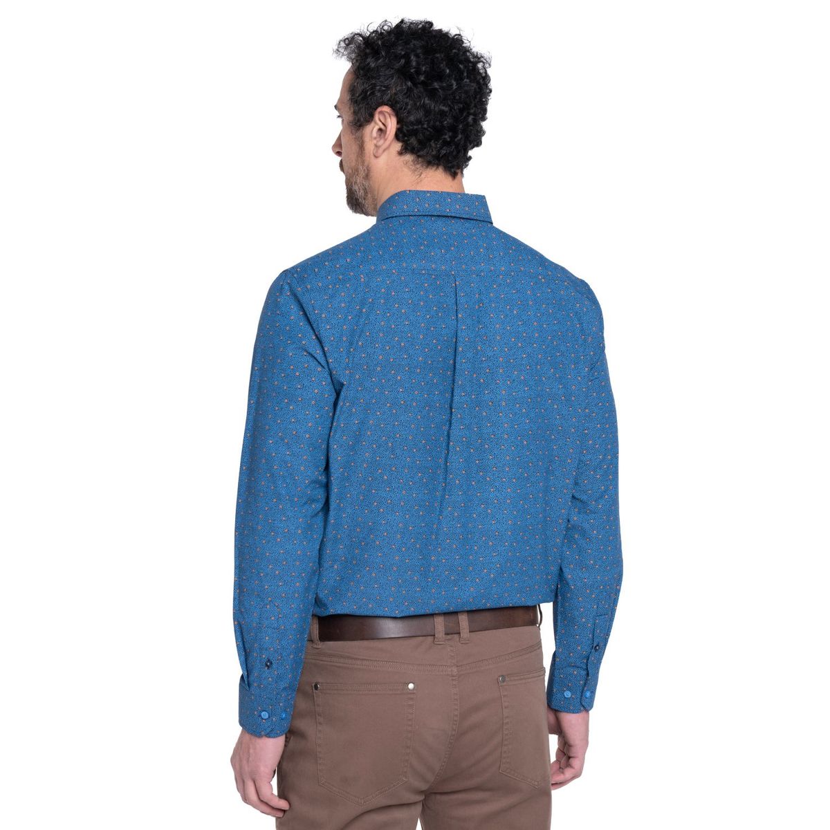 KOTTING - Camisa Manga Larga Fantasia Estampada Regular Fit KOTTING