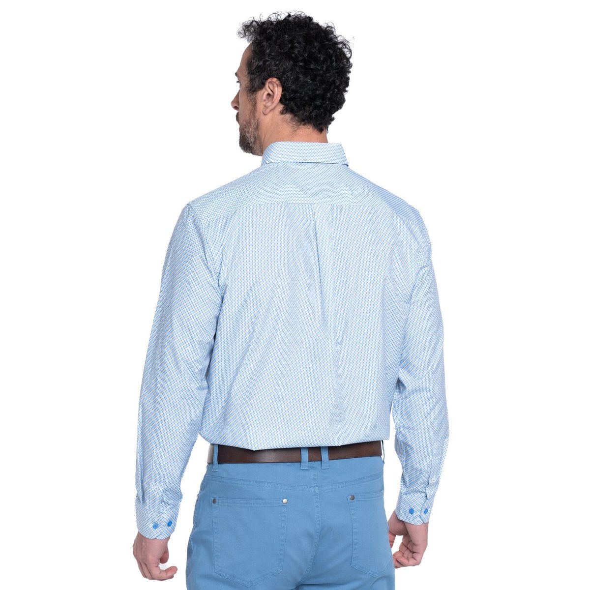 KOTTING - Camisa Manga Larga Fantasia Estampada Regular Fit KOTTING