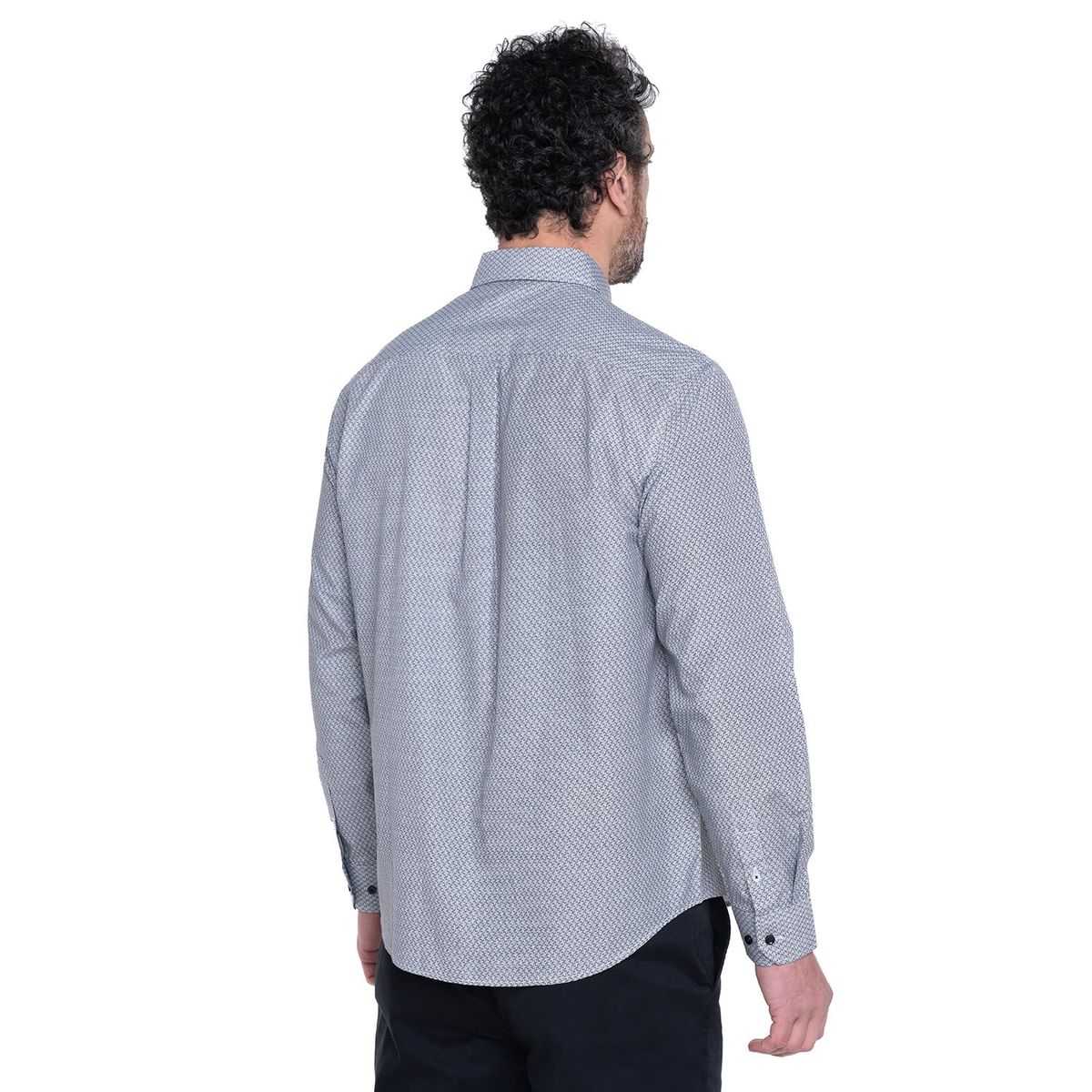 KOTTING - Camisa Manga Larga Fantasia Estampada Regular Fit KOTTING