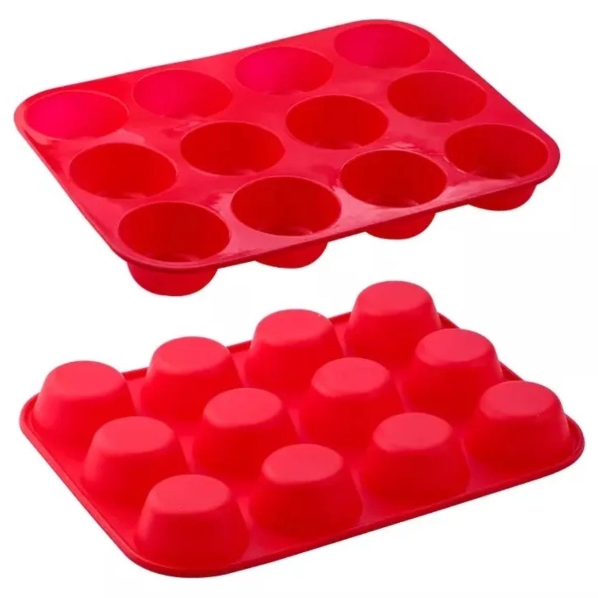 GENERICO - Molde De Silicona Para Muffins Cupcakes Medianos